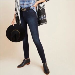 DL1961 x Marianna Hewitt Farrow Ankle High Rise Instasculpt Skinny Jeans | 34